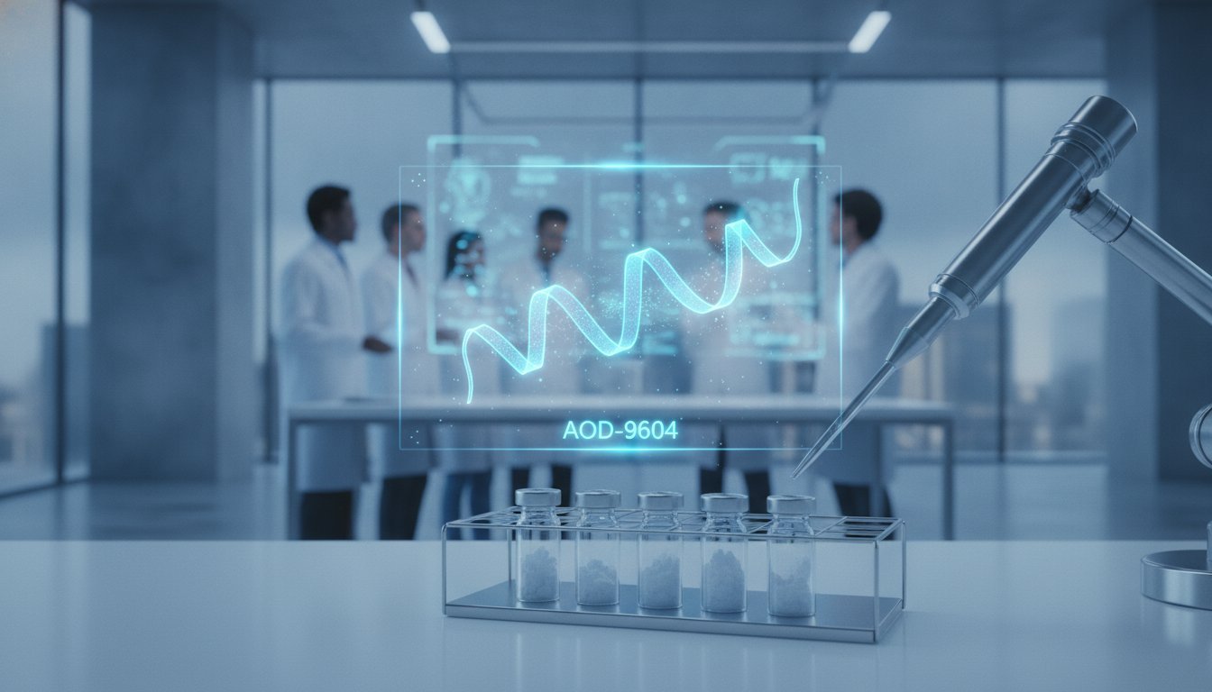 AOD-9604 Peptide: Structural Analysis and Laboratory Research Specifications